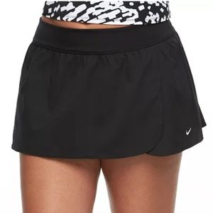 Nike Women's Plus Size 3x Element Solid Swim Boardskirt Black